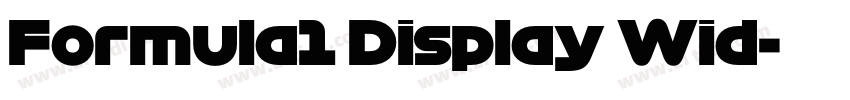 Formula1 Display Wid字体转换 Formula1 Display Wid字体转换